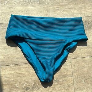 LSpace Desi High-Waisted Bikini Bottom - Mediterranean